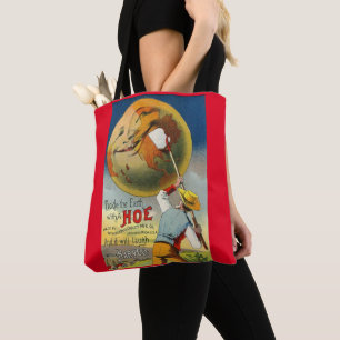 Tickle the Earth - Victorian trade card print Tote Bag