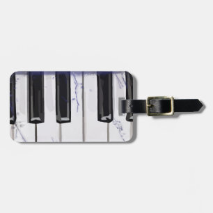 Tickle The Ivory Piano Luggage Tag