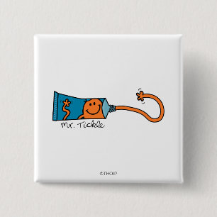 Tickle Toothpaste 15 Cm Square Badge