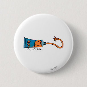 Tickle Toothpaste 6 Cm Round Badge