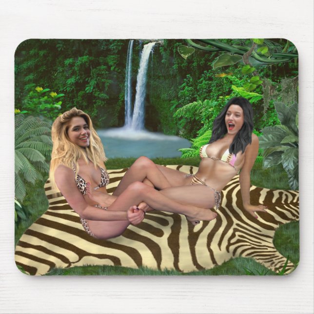TICKLE WRESTLING BABES MOUSE PAD (Front)