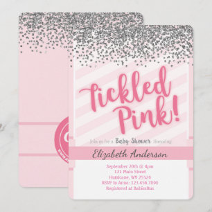 Tickled Pink Baby Shower Invitation