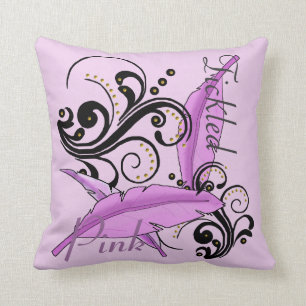 Tickled Pink Breast Cancer Remission Pillow