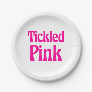 Tickled Pink Paper Plate