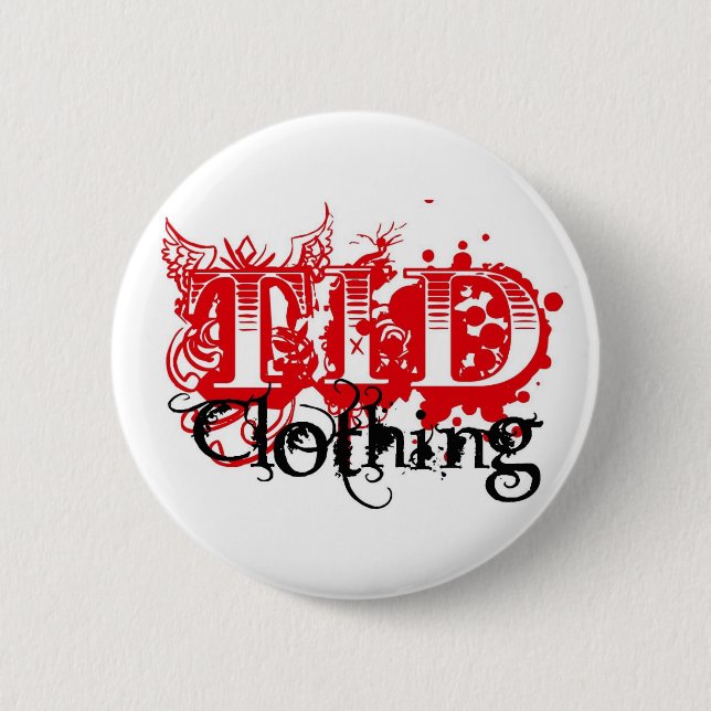 TID Big Logo Design Button (Front)