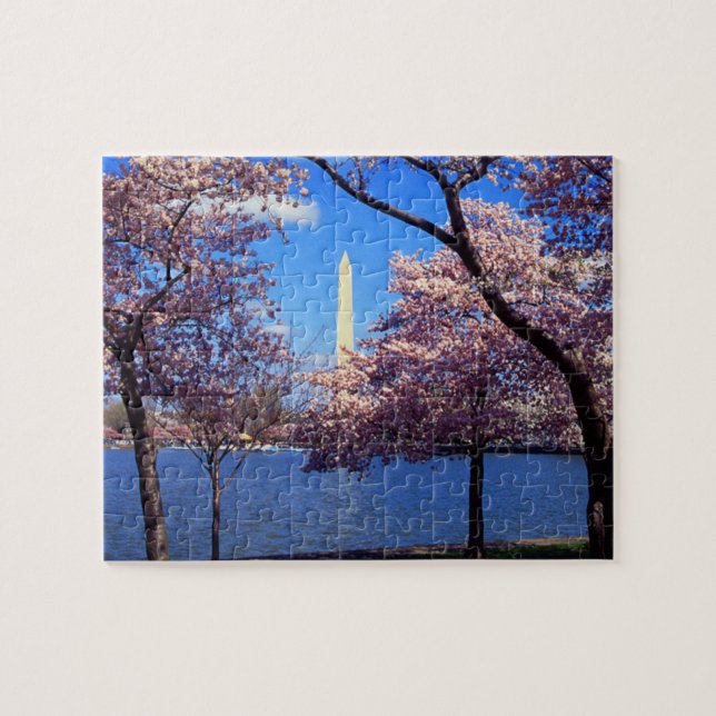 Tidal Basin Cherry Blossoms Jigsaw Puzzle (Horizontal)