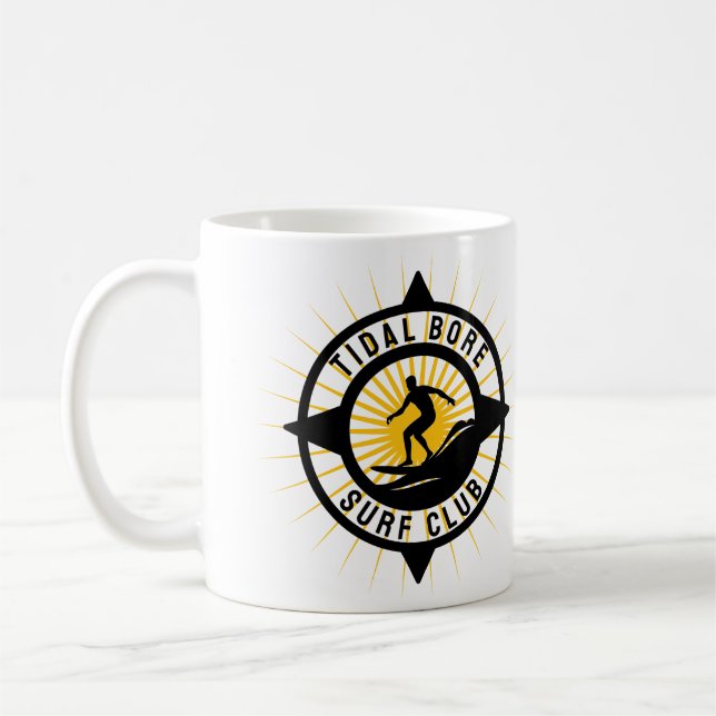 Tidal Bore Surfe Club Coffee Mug (Left)
