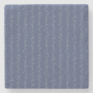 Tidal Bubble Trals Stone Coaster