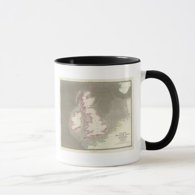 Tidal chart British Seas Mug (Right)
