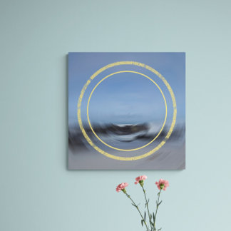 Tidal Flow Abstract Seascape Contemporary Poster