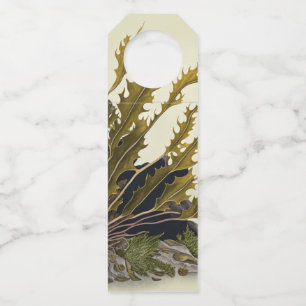 Tidal Fronds Bottle Tag