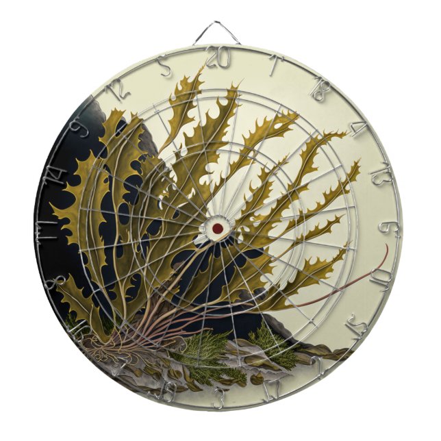 Tidal Fronds Dartboard (Front)