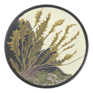 Tidal Fronds Hockey Puck