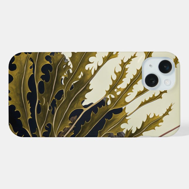 Tidal Fronds iPhone Case (Back Horizontal)