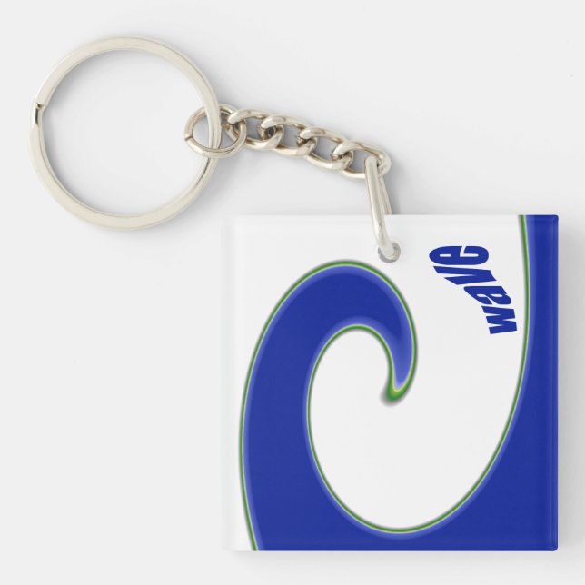 Tidal Wave Keychain (Front)