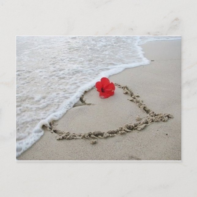 Tide love - customisable postcard (Front)