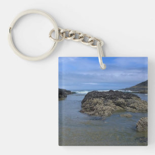 Tide Pools at Bob Creek, OR Key Ring