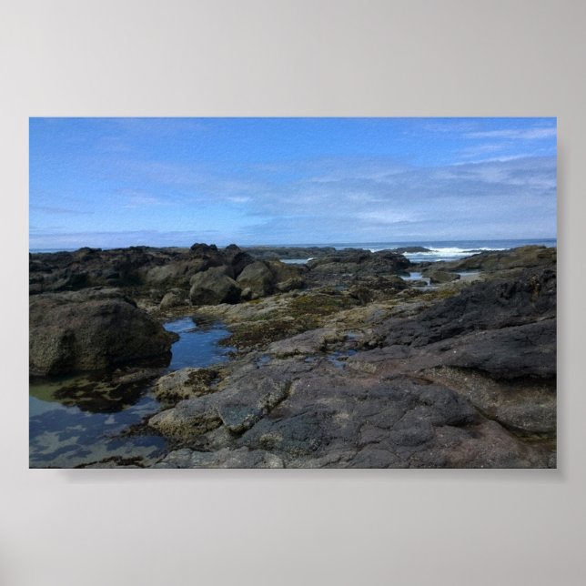 Tide Pools at Bob Creek, OR Poster (Front)