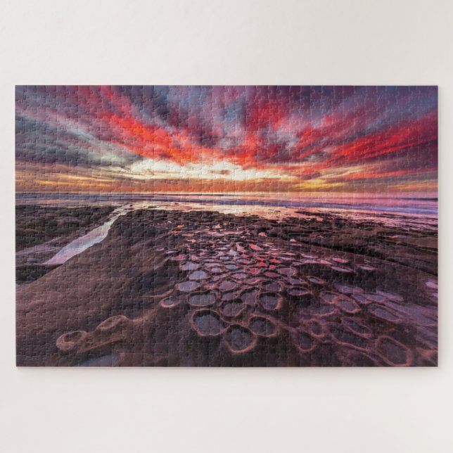 Tide Pools in La Jolla, CA Jigsaw Puzzle (Horizontal)