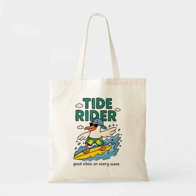 Tide Rider Tote Bag (Front)