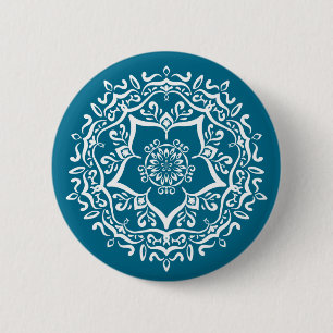 Tidepool Mandala 6 Cm Round Badge