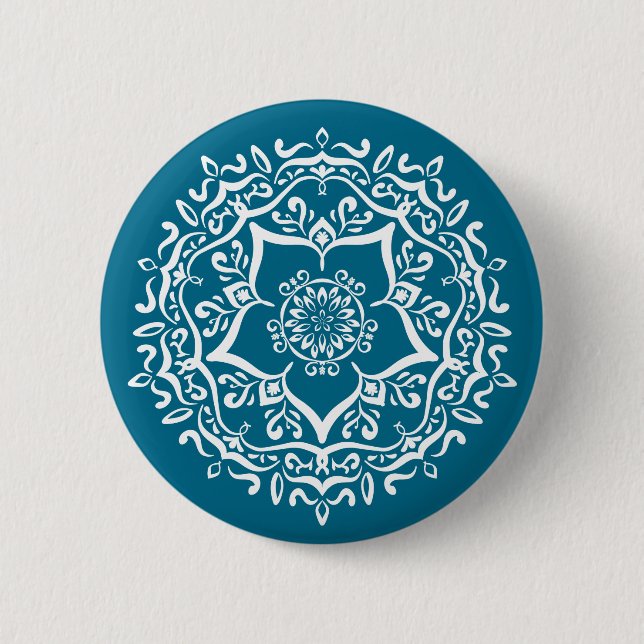 Tidepool Mandala 6 Cm Round Badge (Front)