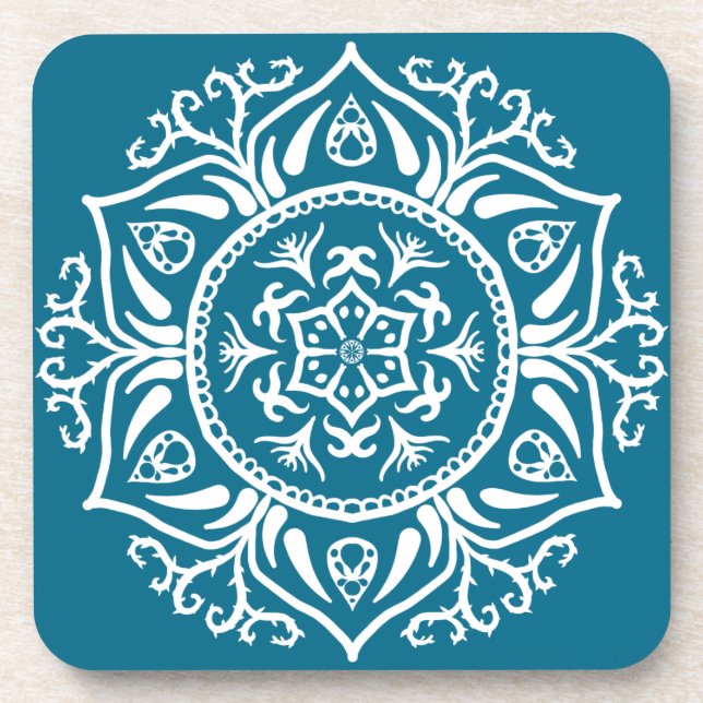 Tidepool Mandala Coaster (Front)