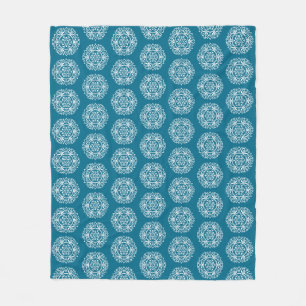 Tidepool Mandala Fleece Blanket
