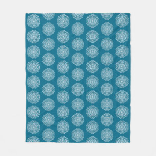 Tidepool Mandala Fleece Blanket