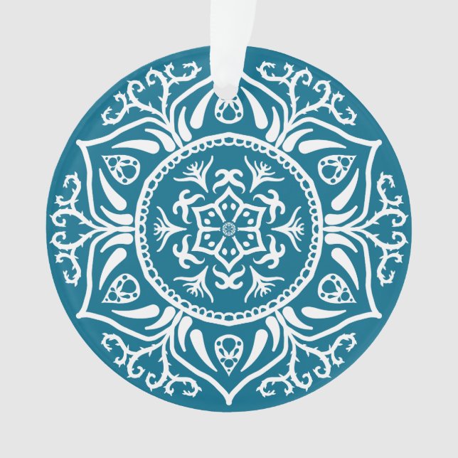 Tidepool Mandala Ornament (Front)