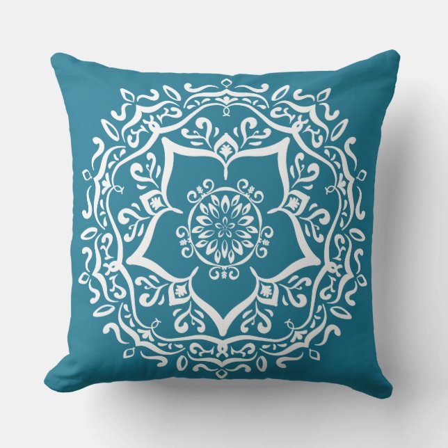 Tidepool Mandala Outdoor Cushion (Front)