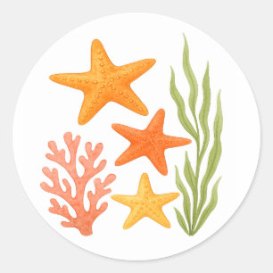 Tidepool Treasures Classic Round Sticker