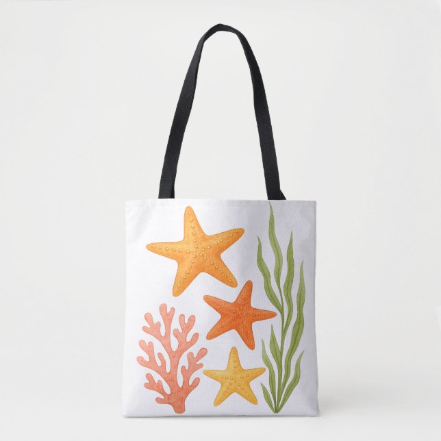 Tidepool Treasures Tote Bag (Front)