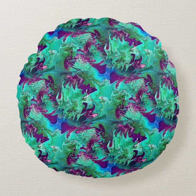 Tidepools..... Round Cushion (Front)
