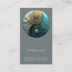 Tides of Balance Yin Yang Design Business Card