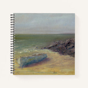 Tide's Rolling In - Boat on the Shore Notebook