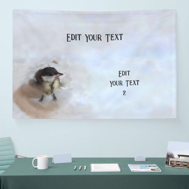 Tidi my Bird the Parus Major Banner (Tradeshow)