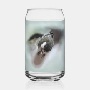 Tidi my Bird the Parus Major Can Glass
