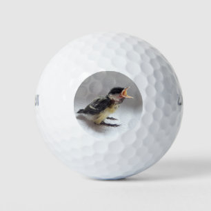 Tidi my Bird the Parus Major Golf Balls