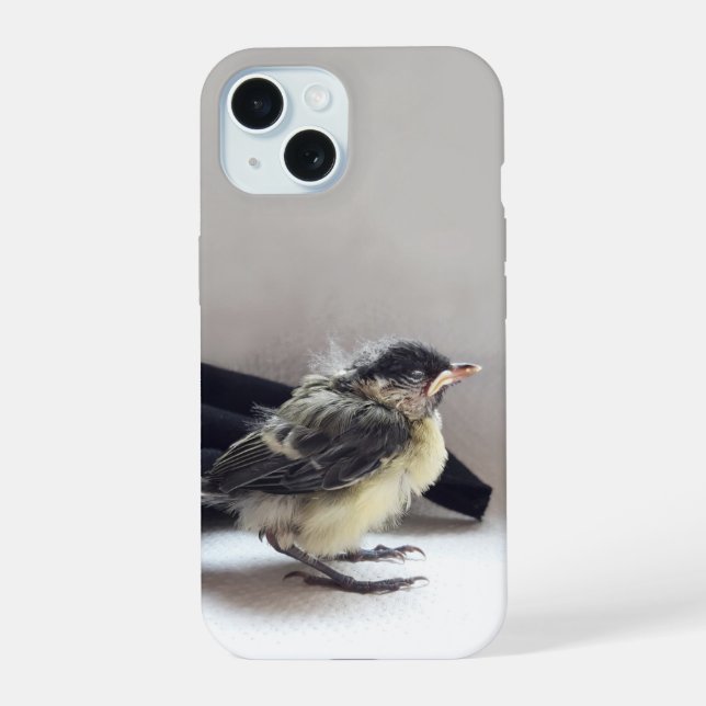 Tidi my Bird the Parus Major iPhone 15 Case (Back)