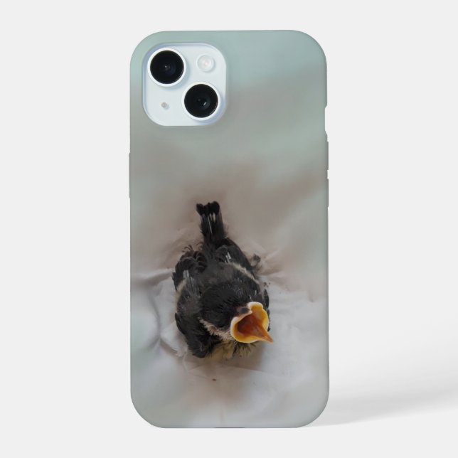 Tidi my Bird the Parus Major iPhone 15 Case (Back)