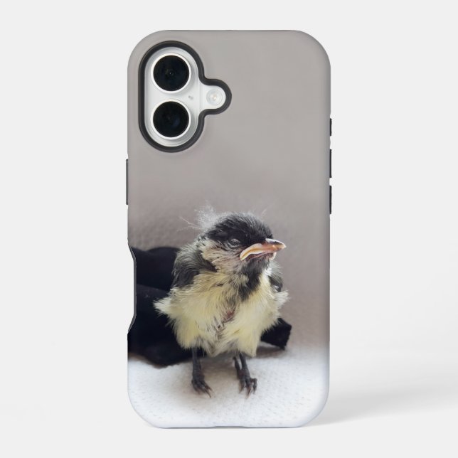 Tidi my Bird the Parus Major iPhone 16 Case (Back)