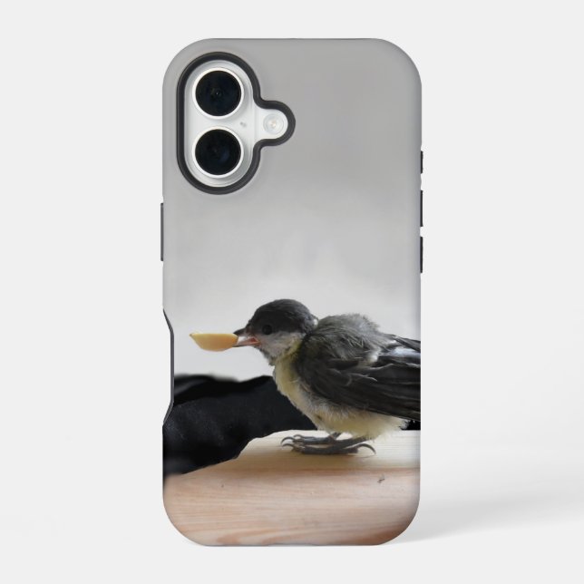 Tidi my Bird the Parus Major iPhone 16 Case (Back)