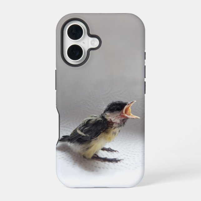 Tidi my Bird the Parus Major iPhone 16 Case (Back)