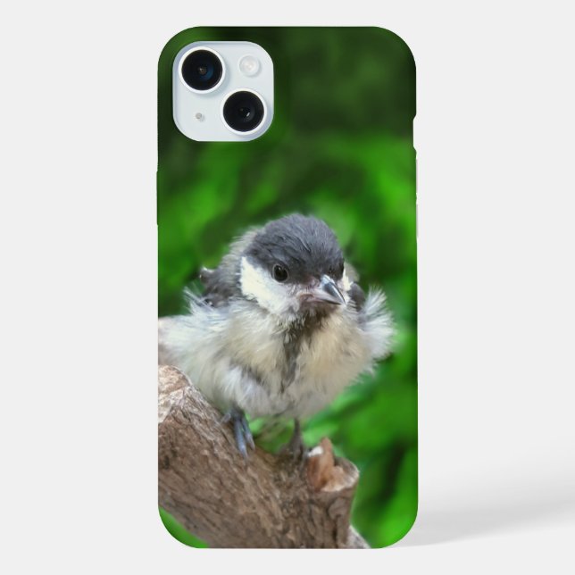 Tidi my Bird the Parus Major iPhone Case (Back)