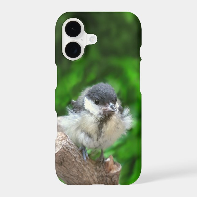 Tidi my Bird the Parus Major iPhone Case (Back)