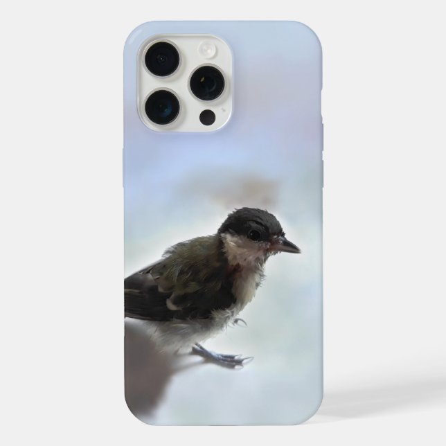 Tidi my Bird the Parus Major iPhone Case (Back)