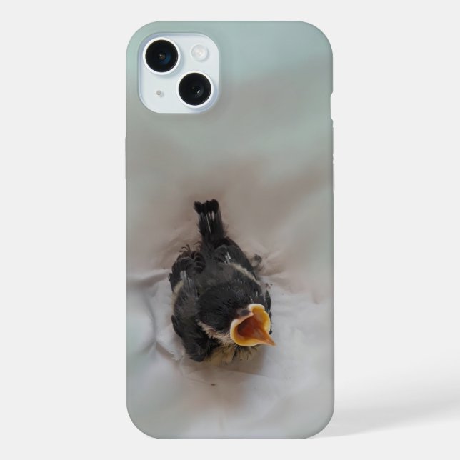 Tidi my Bird the Parus Major iPhone Case (Back)