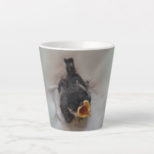 Tidi my Bird the Parus Major Latte Mug