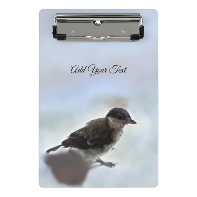 Tidi my Bird the Parus Major Mini Clipboard (Front)